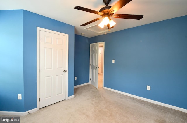 1007 Wright Ct, Fredericksburg, VA 22401 - unfurnished bedroom with carpet flooring and a ceiling fan