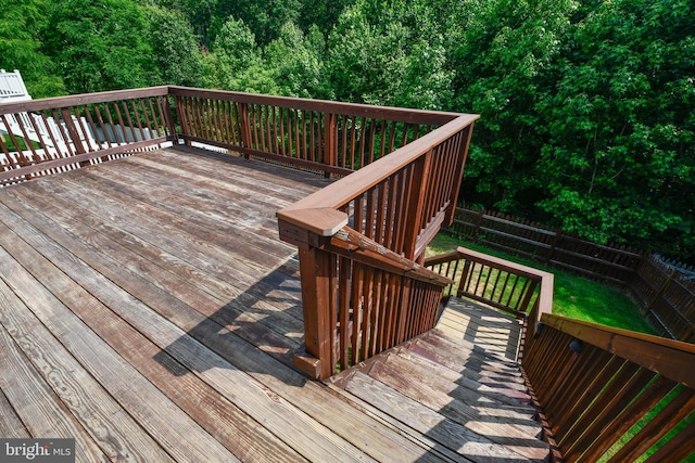 1007 Wright Ct, Fredericksburg, VA 22401 - deck with a fenced backyard