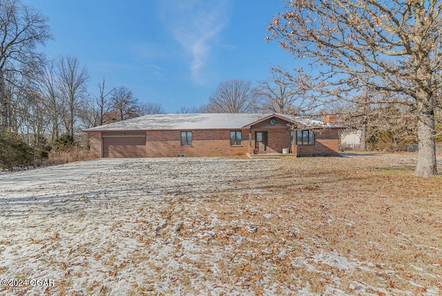 view of ranch-style home