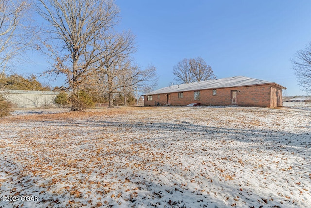 view of rear view of house