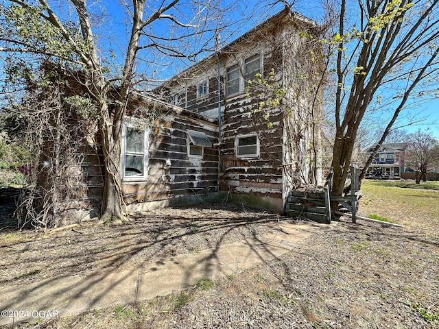 view of back of property