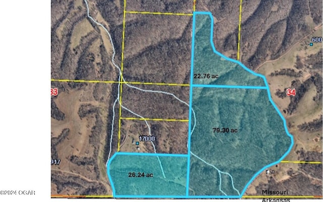 Listing photo 3 for 22.76ACRE Styles Rd, Noel MO 64854