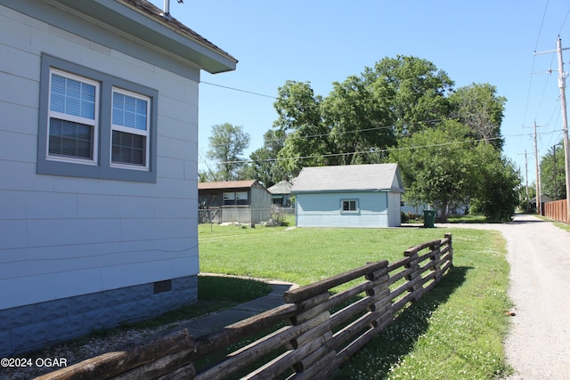 exterior space with fence