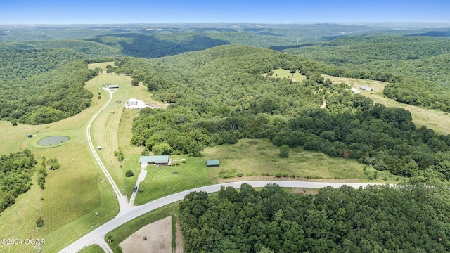 view of aerial view