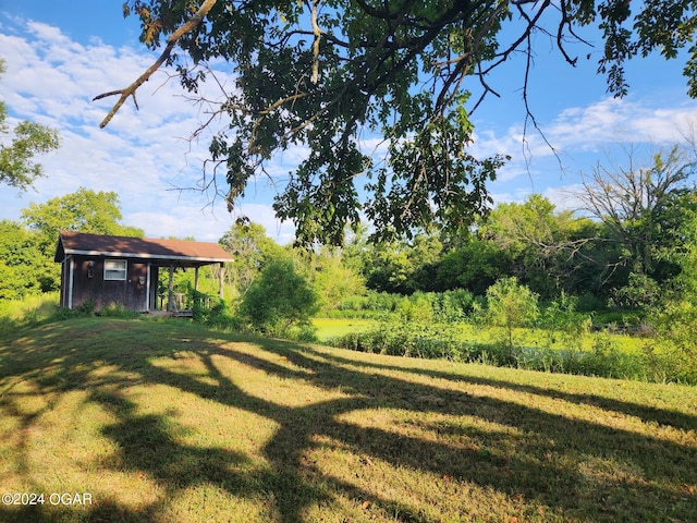 view of yard