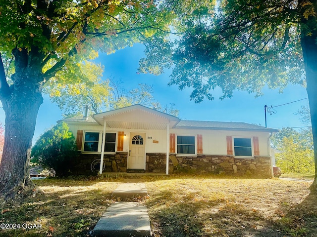 view of front of home