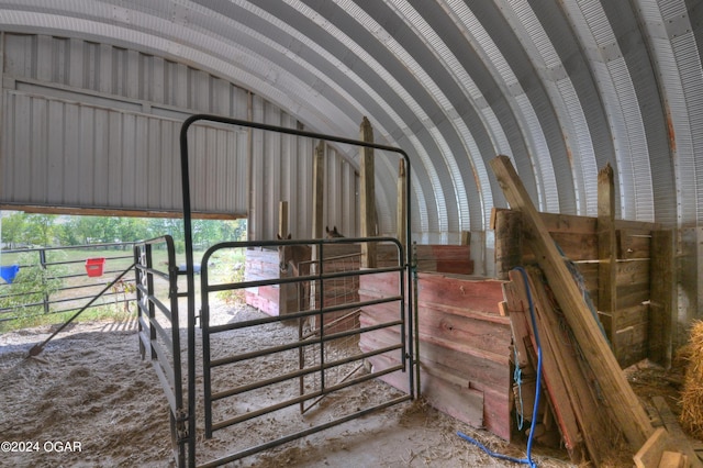 view of stable