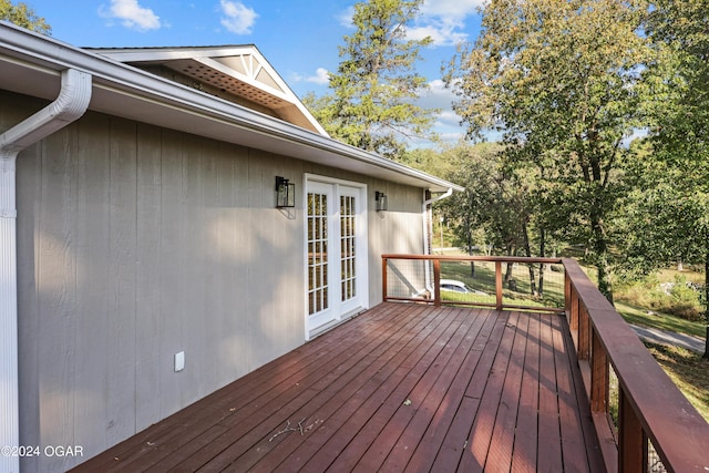 view of deck