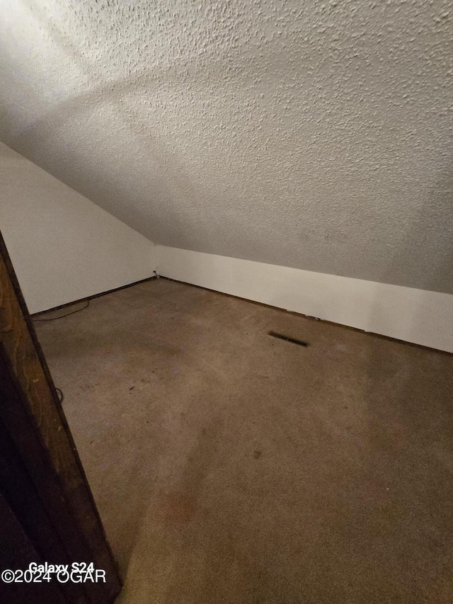 107 Foursome Ln, Carl Junction, MO 64834 - additional living space with a textured ceiling and carpet floors