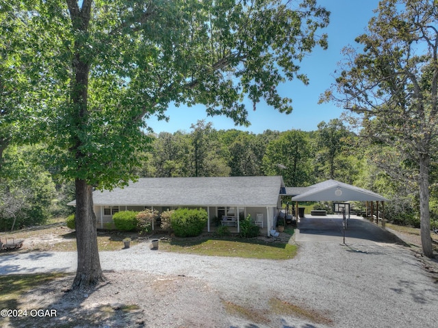 view of ranch-style house