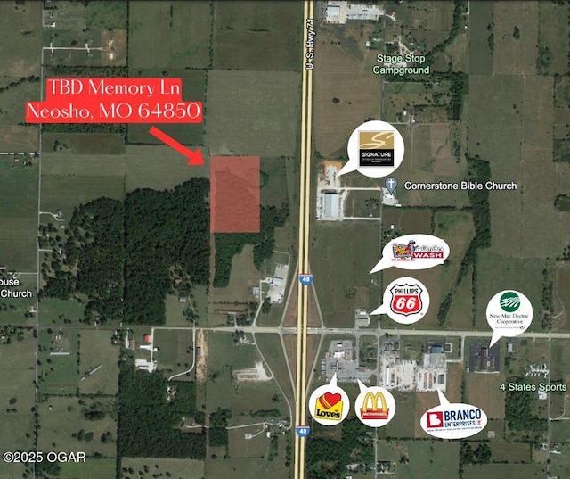 TBD Memory Lane, Neosho MO, 64850 land for sale