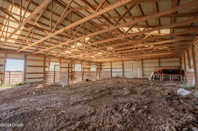 view of stable