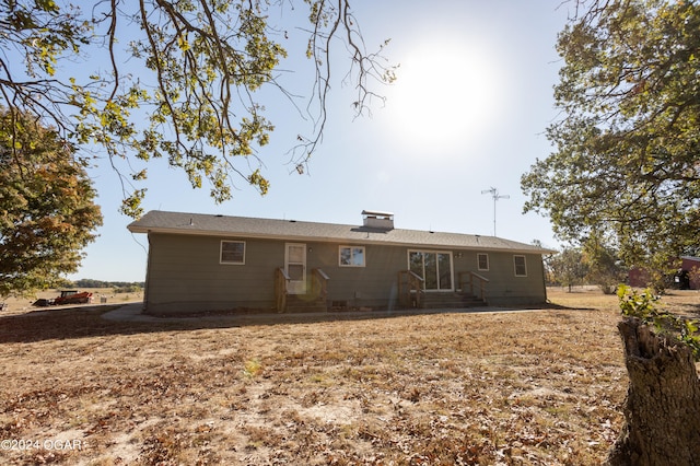 view of rear view of house