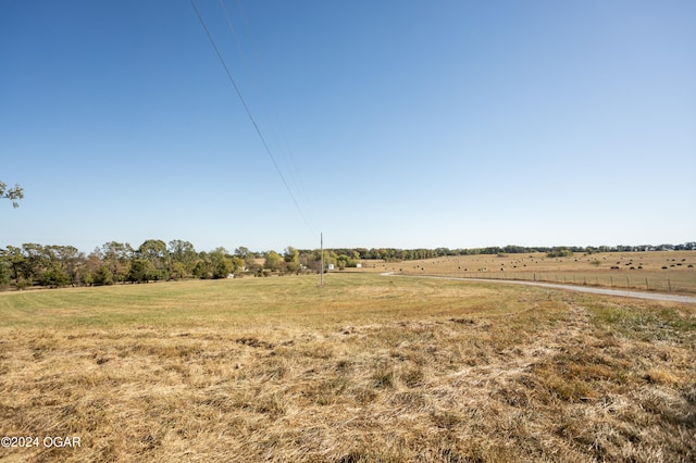 view of landscape with a rural view