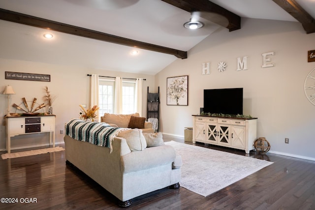 2652 S Farm Rd 51, Republic, MO 65738 - living room featuring dark wood-type flooring and recessed lighting