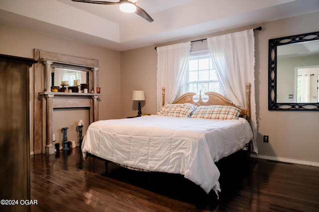 2652 S Farm Rd 51, Republic, MO 65738 - bedroom featuring wood finished floors and a ceiling fan