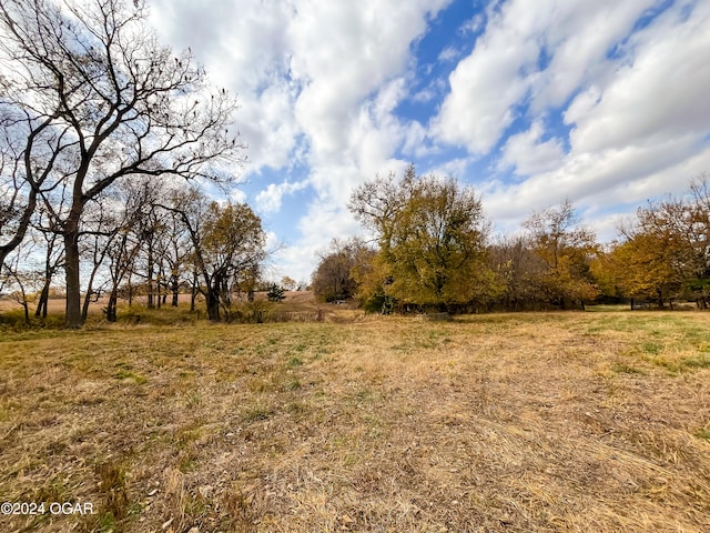 view of landscape featuring a rural view