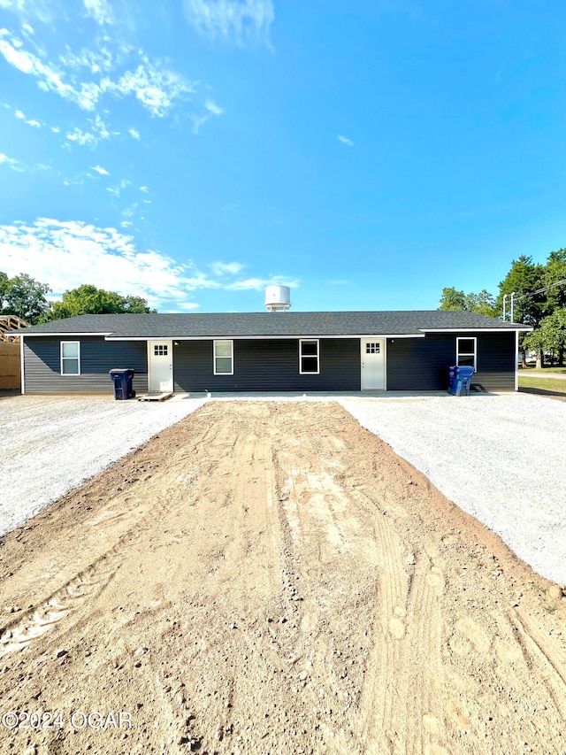 view of ranch-style home