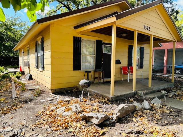 view of front of home