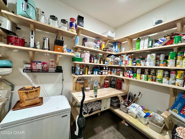 view of pantry