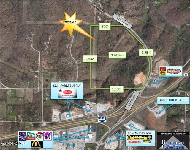 4000 Coyote Dr, Joplin MO, 64804 land for sale