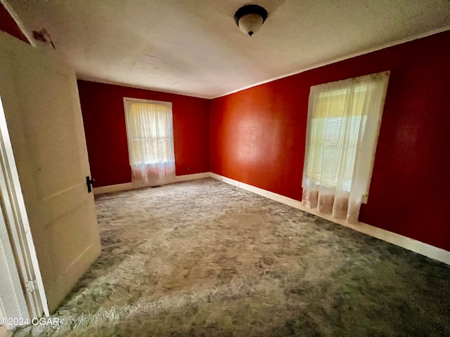 empty room with carpet