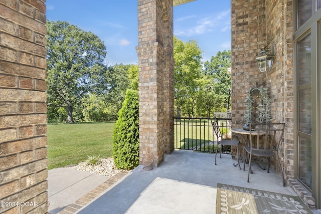 view of patio