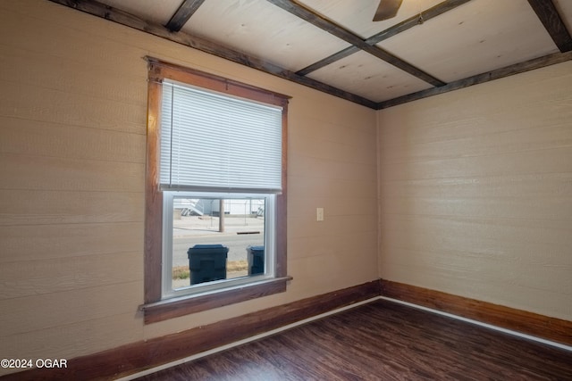319-323 N Harlem Ave, Joplin, MO 64801 - empty room with dark wood-style floors and baseboards