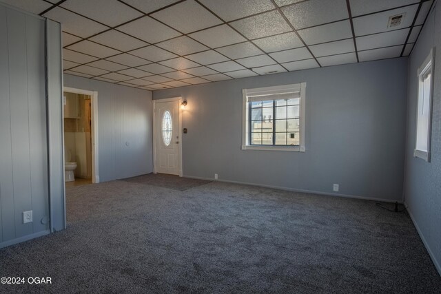 319-323 N Harlem Ave, Joplin, MO 64801 - carpeted spare room with a paneled ceiling