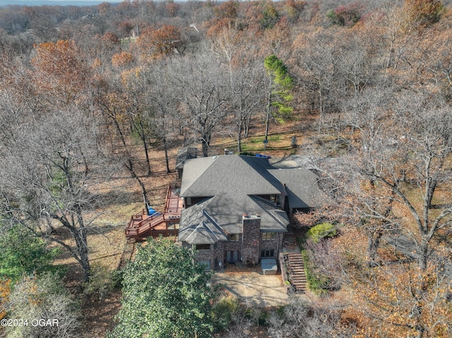 5623 Rivercrest Valley Dr, Joplin, MO 64804 - view from above of property featuring a heavily wooded area