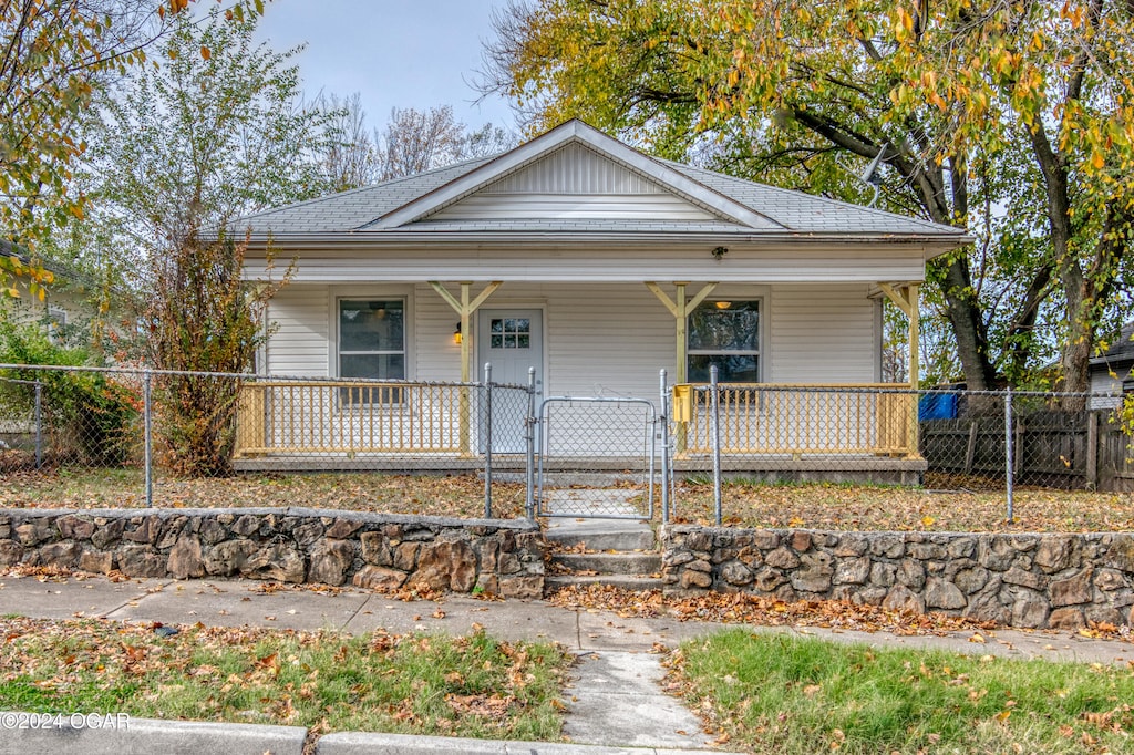 view of bungalow