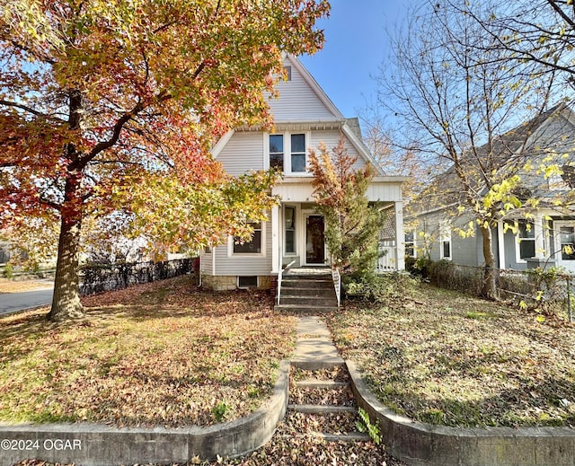 view of front of home