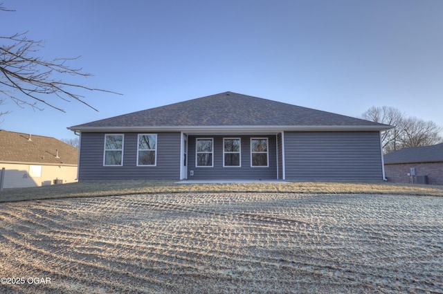 view of back of property