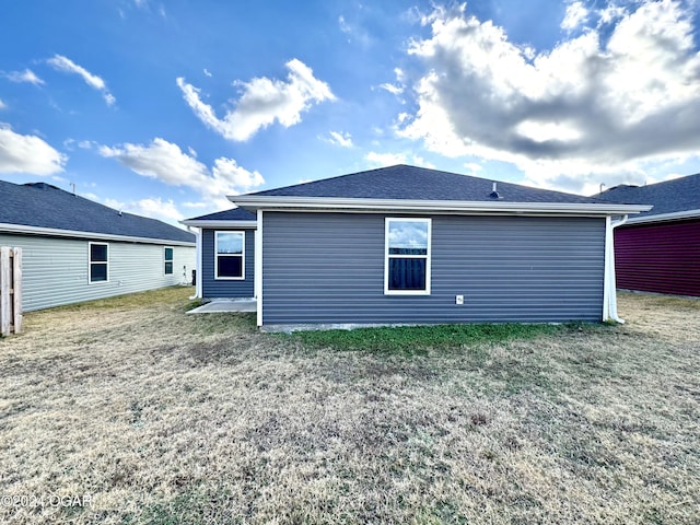 view of back of property