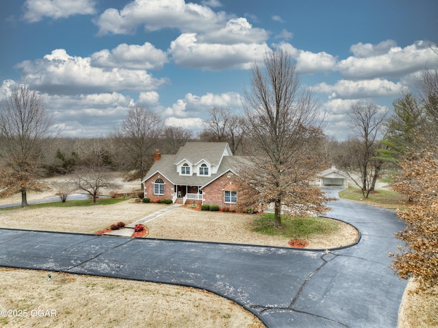 view of front of home featuring a porch