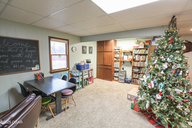 202 Arbor Dr, Lamar, MO 64759 - office featuring carpet flooring and a paneled ceiling