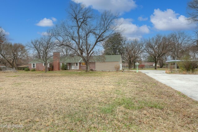 view of yard