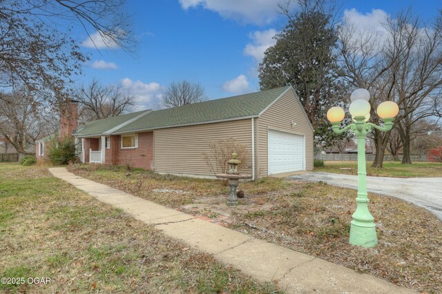 exterior space featuring a yard