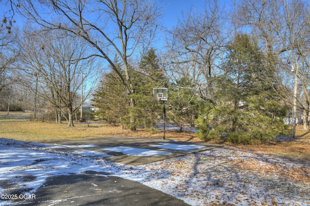 view of sport court