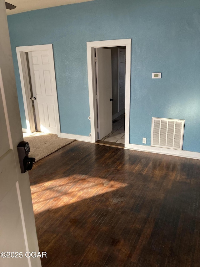 empty room featuring light wood-type flooring