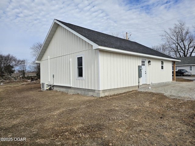 view of property exterior featuring ac unit