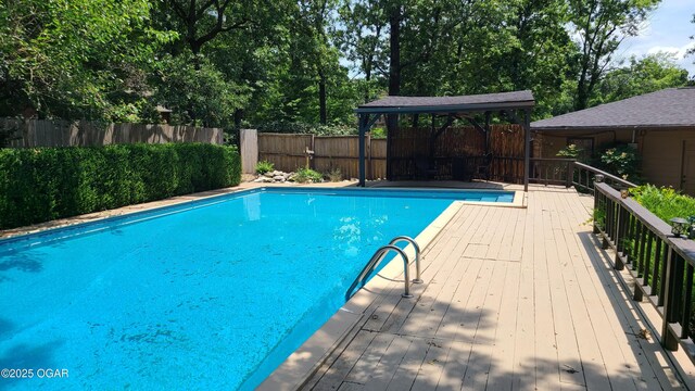 2007 E 47th St, Joplin, MO 64804 - view of swimming pool with a fenced backyard