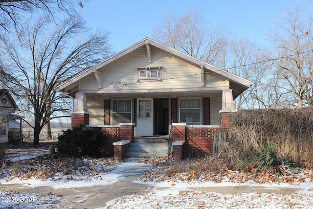 view of bungalow-style house