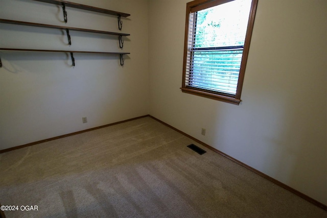 spare room with carpet flooring