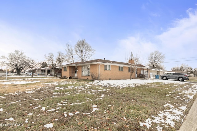 view of front of home