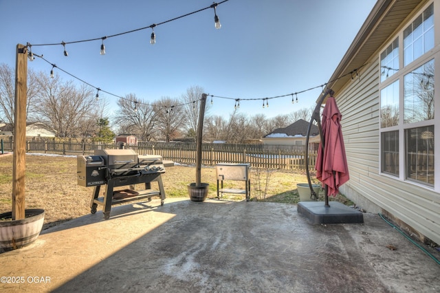 view of patio / terrace with grilling area