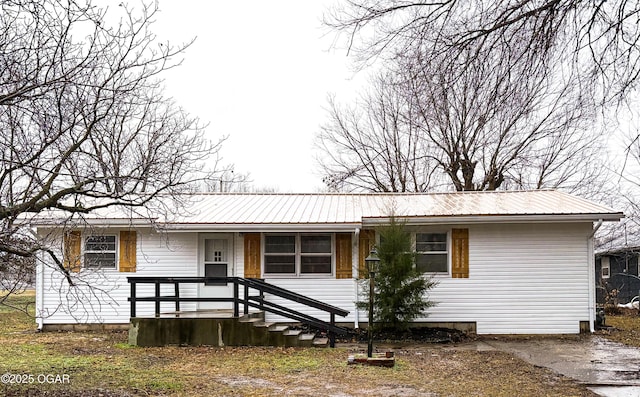 view of front of home