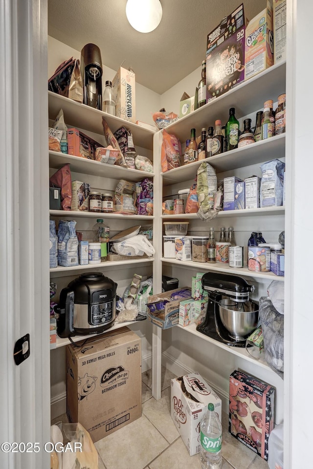 view of pantry