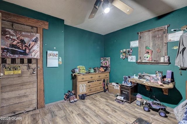 1101 N Anderson Ave, Joplin, MO 64801 - bedroom with hardwood / wood-style floors and ceiling fan