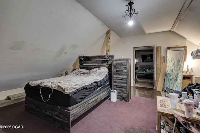 1101 N Anderson Ave, Joplin, MO 64801 - carpeted bedroom featuring lofted ceiling